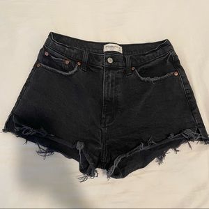 Abercrombie Curve Love High Rise Mom Shorts